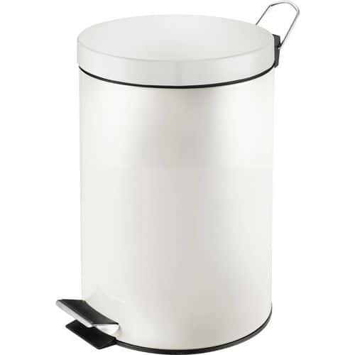 Odpadkový koš s nožním pedálem 20 l bílý