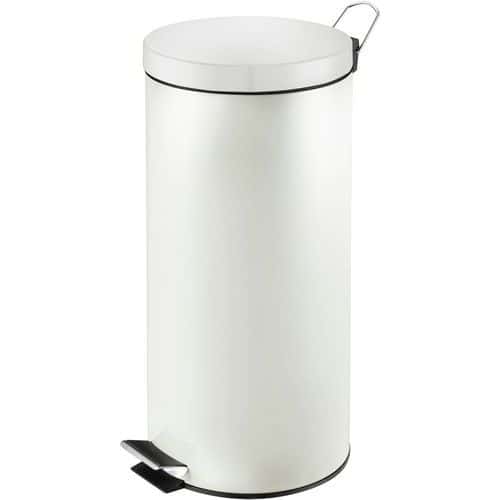 Odpadkový koš s nožním pedálem 30 l bílý