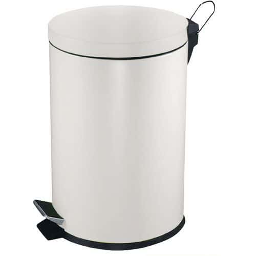 Odpadkový koš s nožním pedálem 5 l bílý