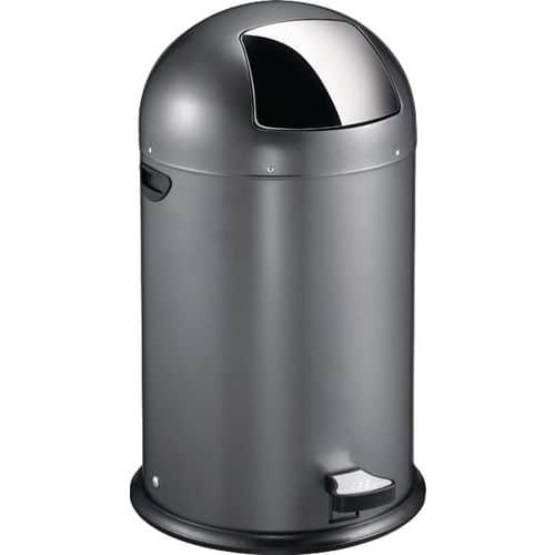 Odpadkový koš Kickcan 40 l šedý