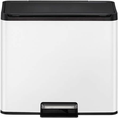 Odpadkový koš s nožním pedálem Essential Recycler Step Bin 20 + 9 l bílý
