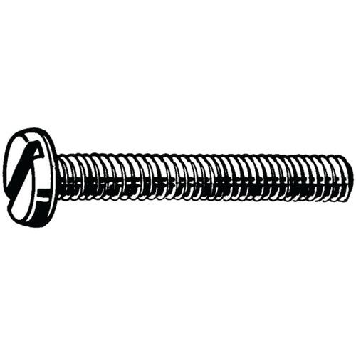 Šroub s nízkou válcovou hlavou s drážkou DIN 85 Plast Polyamid (nylon) 6.6 M4X8