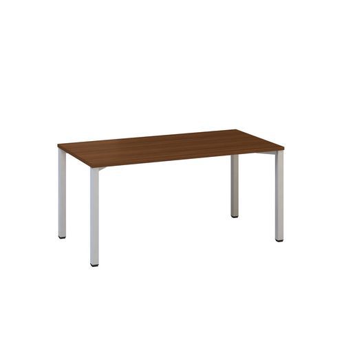 Kancelářský stůl Alfa 200, 160 x 80 x 74,2 cm, rovné provedení, dezén ořech