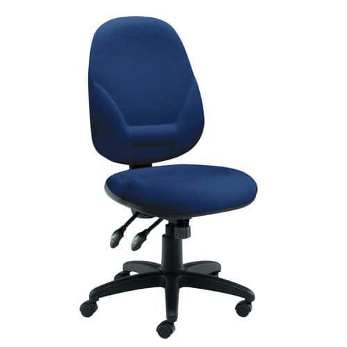 Kancelářská židle Ace High Back Synchro XXL, barva modrá - Linea Fabbrica