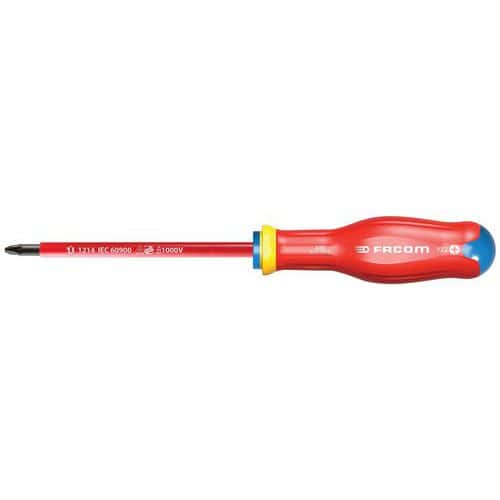 Elektrikářský šroubovák Protwist, Pozidriv®, křížový, 6 x 125 mm