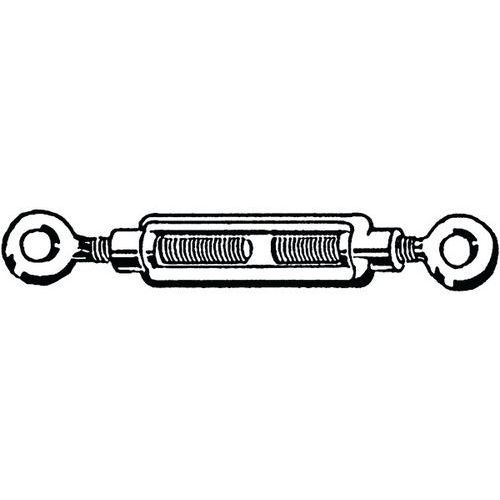 Napínací matice sev2 oky DIN 1480 Ocel S235JR Pozinkované M5