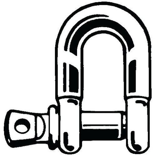 D-článek řetězu DIN 82101 A Ocel Žárový zinek 20MM