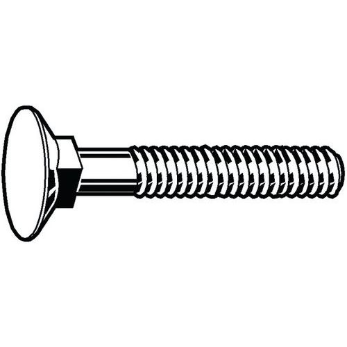 Plochý zápustný šroub se čtvercovým hrdlem a krátkou hranou DIN 608 Ocel Pravý Bez PU 8.8 M10X25