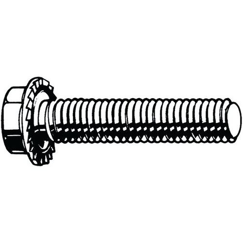 Samojistíc?? šestihranný šroub s nákružkem DIN 6921 Ocel Pravý Zinko-hliníkový povlak bez Cr6+ ISO 10683 flZnnc 90 M6X25