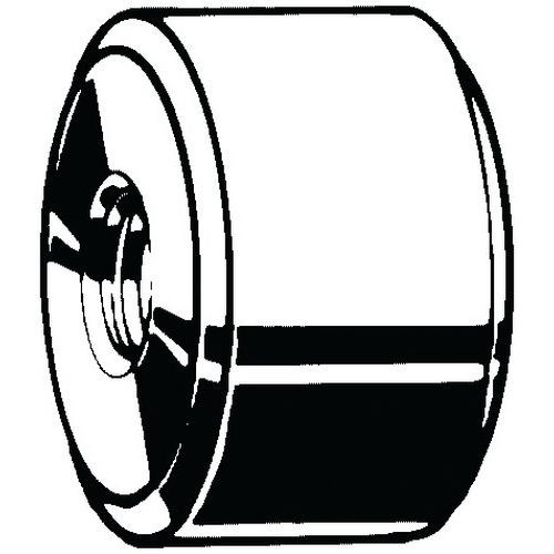 Kulatá matice 1,5xD s levým závitem Automatová ocel Tr30X6