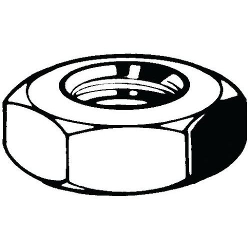 Pojistná matice soustružená UNC ASME B18.2.2 Automatová ocel Pravý Pozinkované 04 1/2