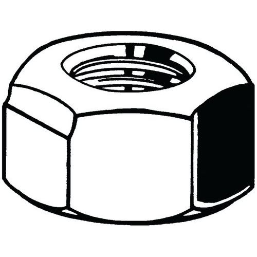 Šestihranná samojistné matice celokovová MF DIN 980V Ocel Pravý Pozinkované 8 M30X2,00