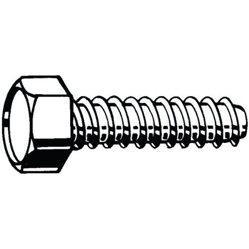 Samořezný šroub se šestihrannou hlavou, bez hrotu DIN 7976 F Ocel Pozinkované ST4,8X25MM