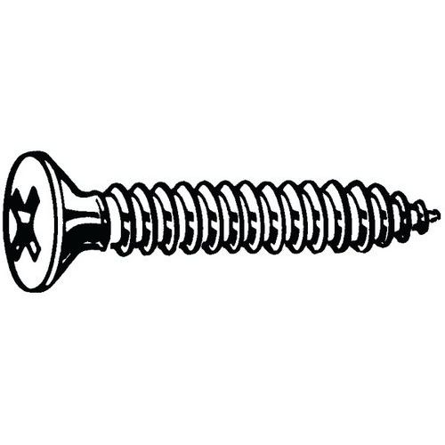 Samořezný šroub se zápustnou hlavou s křížovou drážkou Phillips DIN 7982 C-H Ocel Pozinkované velké balení ST4,2X19MM