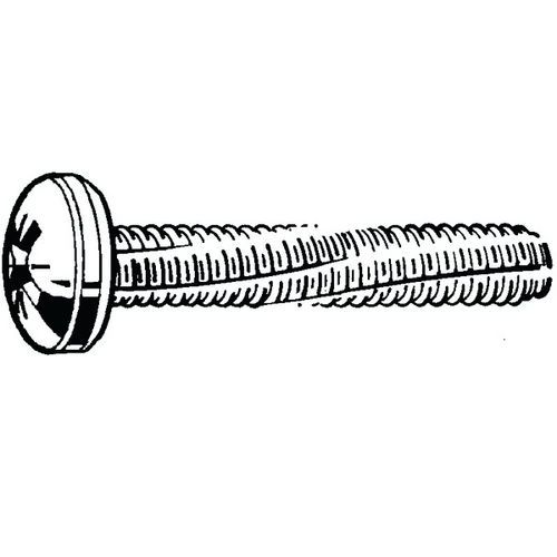 Závitořezný šroub s válcovou vypouklou s křížovou drážkou Phillips DIN 7516 AE-H Ocel Pozinkované M3X6