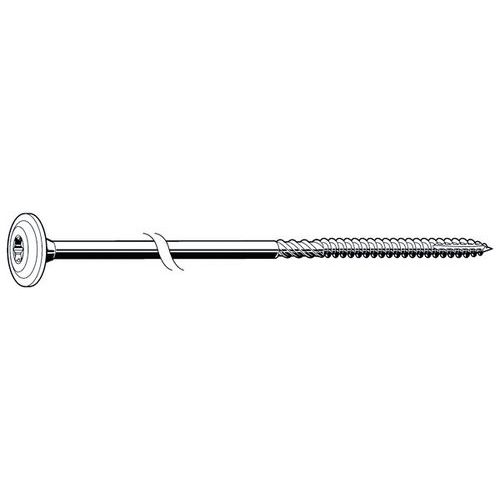 MaxxFast Univerzální stavební vrut do dřeva se přírubovou hlavou s drážkou ttap® Nerezocel A2 8X100MM (58)