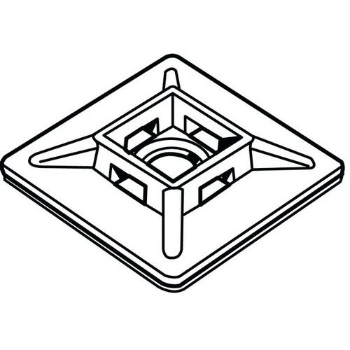 MAXXFAST Kabelová svorka Plast Polyamid (nylon) Type-1-Černá28X28