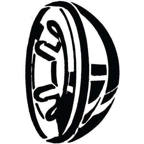 Fixační hřídelová podložka s nerez krytkou typ A Pružinová ocel 3MM