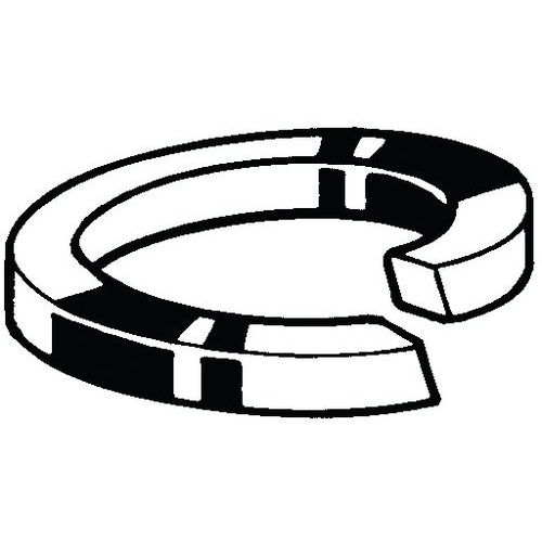 Pružná podložka pro šrouby s válcovou hlavou DIN 7980 Pružinová ocel DIN267-26 Pozinkované M12