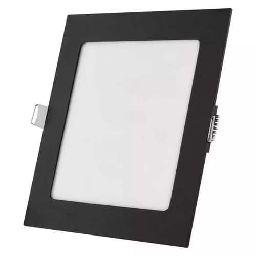 LED vestavné svítidlo Emos NEXXO, čtvercové, 12,5 W, se změnou CCT, černé