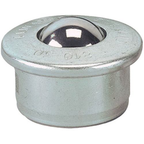 Kuličková kladka s přírubou pro nasouvání, 15 mm, nosnost 56 kg