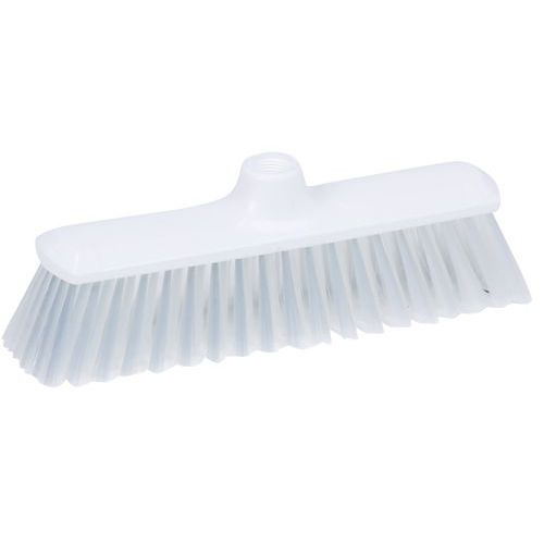 Plastový smeták Manutan Expert bez tyče, 29 cm, bílý