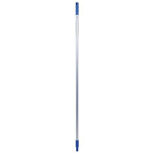 Hliníková tyč na smeták Manutan Expert, 150 cm, modrá