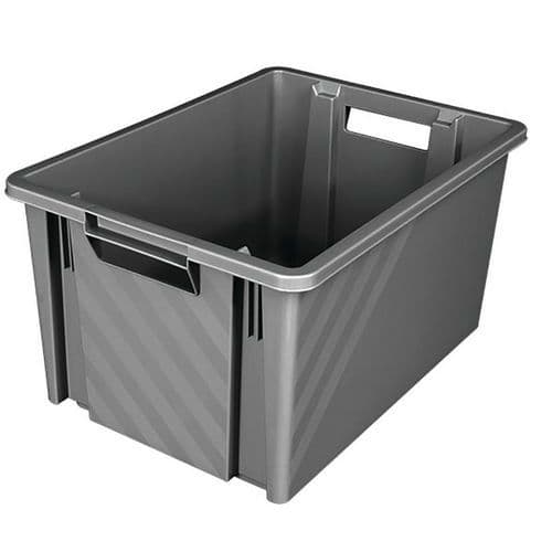 Plastový box NovaBac, 10 l, šedý