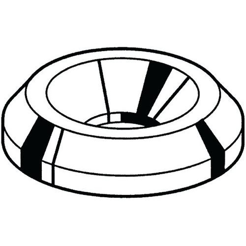 Podložka pro šroub se zápustnou hlavou 90° Hliník M8