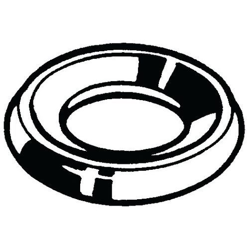 Misková podložka uzavřená Mosaz Poniklované 6,0MM