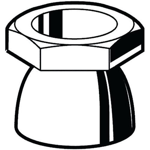 SECURITY Trvalá matice Nerezocel A2 M6 S=10