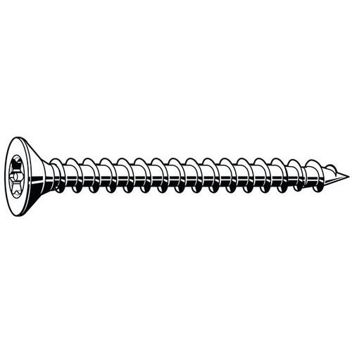 SECURITY Zápustná hlava s T-hvězdicí a trnem Nerezocel A2 ST3,5X19MM