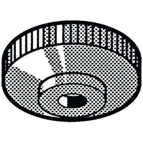 Rýhovaná ruční matice plast Polyamid (nylon) 6.6 M4