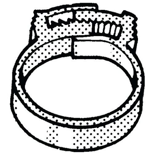 Hadicová svorka Plast Polyamid (nylon) 6.6 32,5-35,5MM