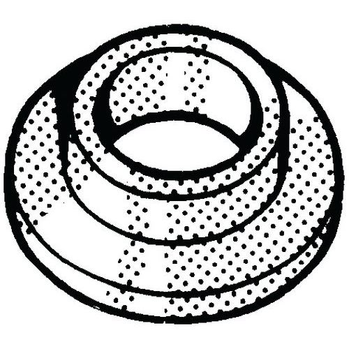 Osazená podložka Plast Polyamid (nylon) 6.6 M4