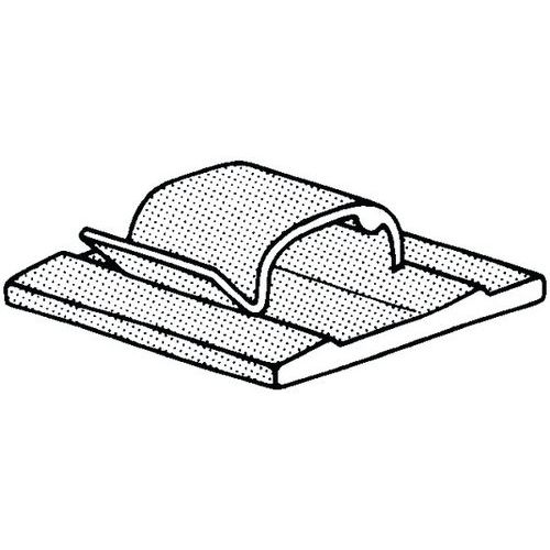 Kabelová spona samolepicí Plast Polyamid (nylon) 6.6 1061 PŘÍRODNÍ