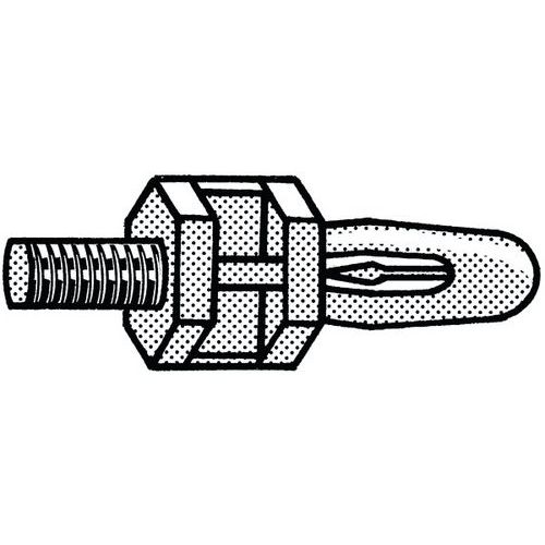 Nylonová rozpěrka Plast Polyamid (nylon) 6.6 7115 PŘÍRODNÍ