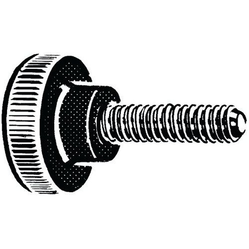 Rýhovaný knoflík Plast Fenolformaldehyd (bakelit) FS31 711-M8X30