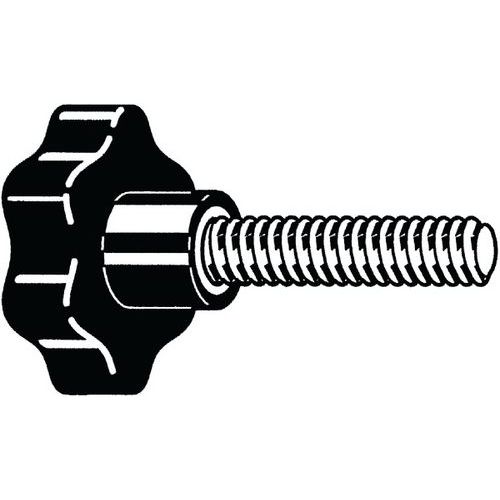 Kotoučová rukojeť s nerezovým šroubem A2 Sklolaminátem vyztužený plast se šroubem M12X40