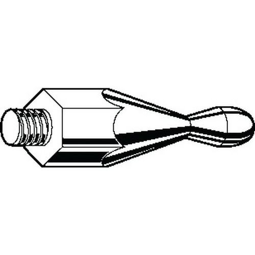 QUICK SYSTÉM Kulový čep typ KB Ocel Pozinkované žlutě pasivované KB KB 1615 M6X7 S=8