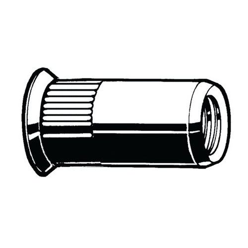 Nýtovací matice se zápustnou hlavou poz. ocel otevřený typ Hliník 5 OCSH 40