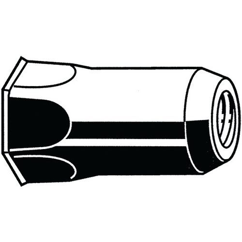 Nýtovací matice šestihranná se sníženou zápustnou hlavou nerezová ocel otevřený typ Nerezocel A2 8 ORCSH 30