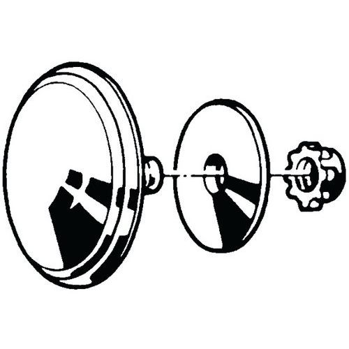 Ozdobná krytka Plast Pochromované 18MM (6-21E)