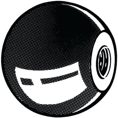 Kulová rukojet' typ E DIN 319 E Plast Fenolformaldehyd (bakelit) FS31 M8X36