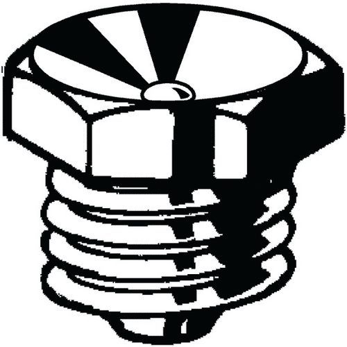 Mazací hlavice misková DIN 3405 A Ocel Pozinkované M6X1,00