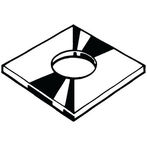 Čtyřhranná podložka DIN 436 Nerezocel A2 M20