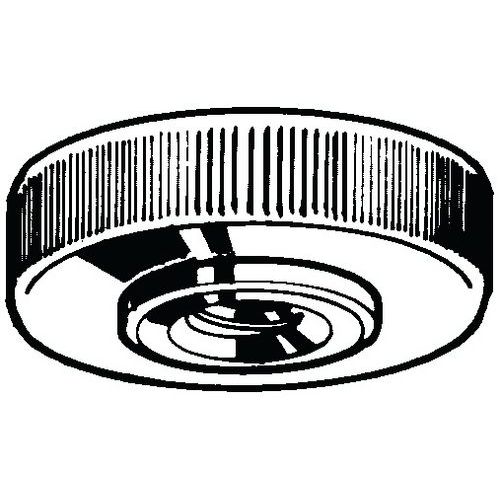 Rýhovaná ruční matice nízká DIN 467 Mosaz CU2/CU3 Pravý M5