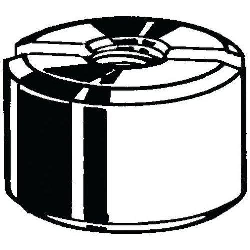 Kulatá matice s drážkou DIN 546 Nerezocel A1 Pravý M3