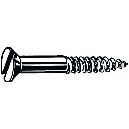 Šroub do dřeva se zápustnou (plochou) hlavou s drážkou DIN 97 Nerezocel A2 5X60MM