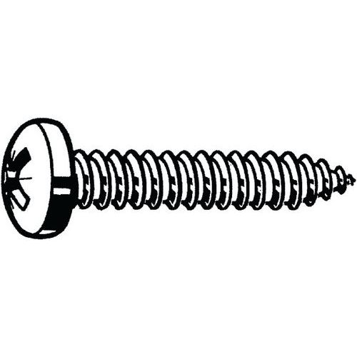 Samořezný šroub s válcovou vypouklou hlavou s křížovou drážkou Pozidriv DIN 7981 C-Z Nerezocel A2 ST2,9X19MM